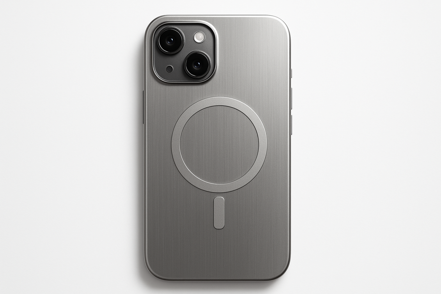 I need a titanium silvery phone case with mag safe