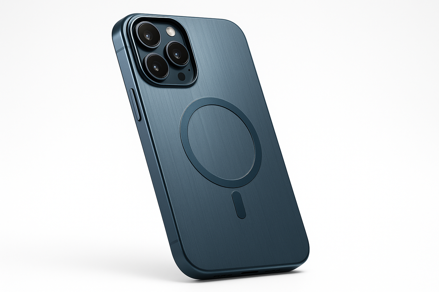 titanium blue phone case with mag safe and professonal look for selling