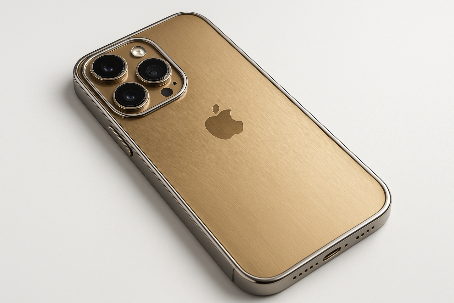 Titanium gold iphone case